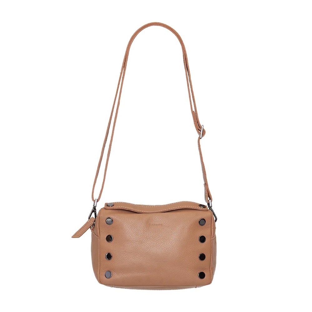 Hammitt Evan Crossbody Biscotti Tan Light Brown Gunmetal - Picture 4 of 13